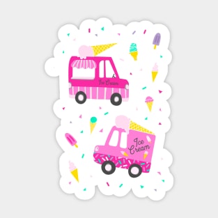 Ice Cream Party Sticker